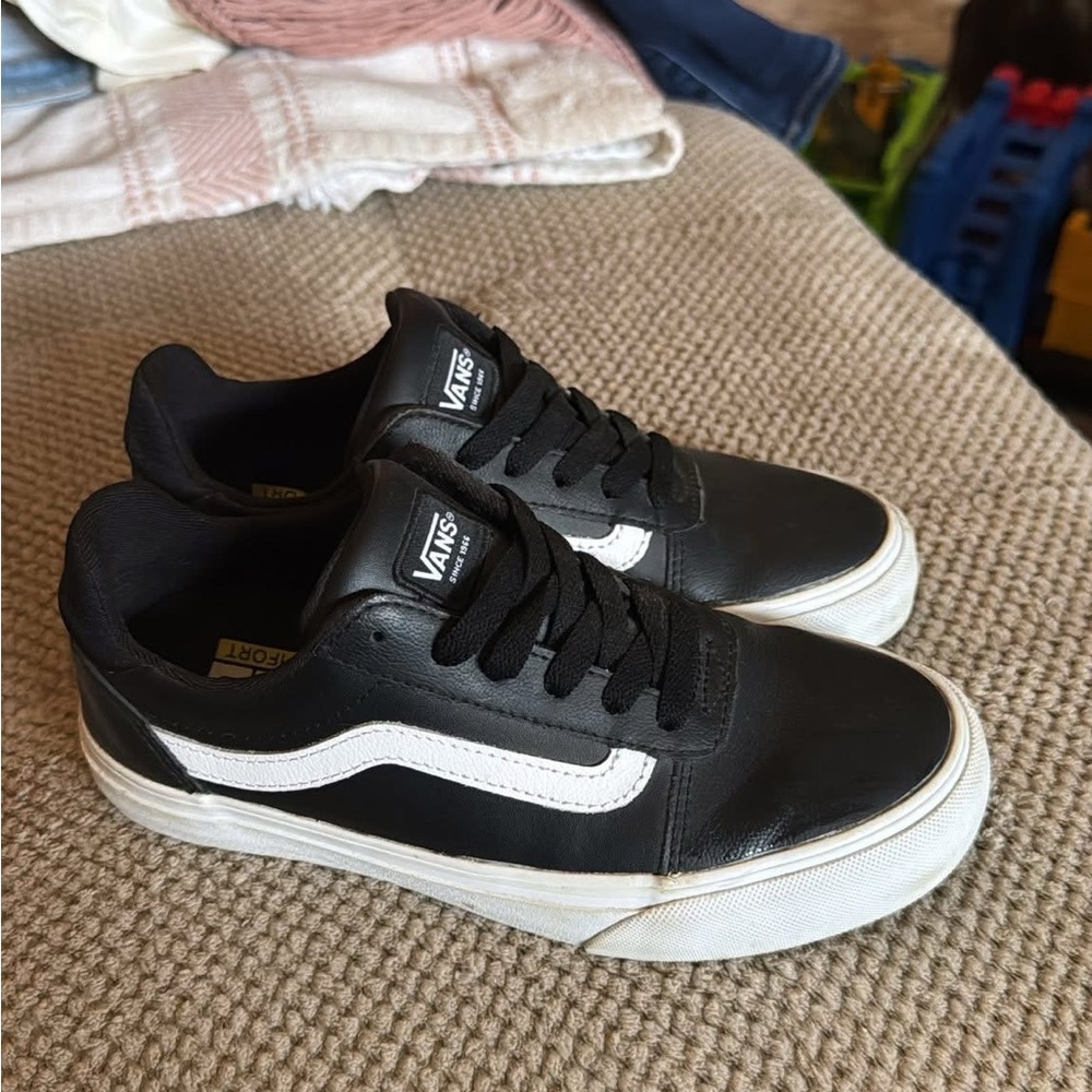 Vans Black and White Sneakers